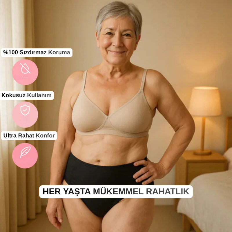 Medisafe™ Ultra Rahat Sızdırmaz Külot ( 4 Katmanlı Koruma Teknolojisi )